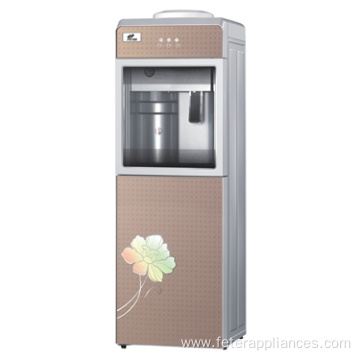 Refrigerator water dispenser with cold cabinet